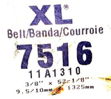 Gates 7516 V-Belt 3/8"x52-1/8" 9.5/10mmx1325mm 11A1310