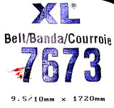 Gates 7673 V-Belt 9.5/10mmX1720mm 17017673