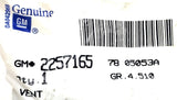 GM 2257165 Rear Axel Vent