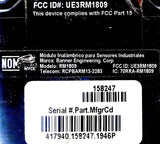 Banner DX80N9X1S-P6 Sure Cross Performance Node DX80 19315P 900MHz 3.6VDC