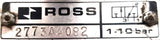 Ross 2773A4082 Pneumatic Valve 1-10Bar