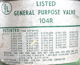 ASCO 104R General Purpose Valve M055718910 62320S 8222-A70 304030 6W