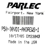 Parlec P50-30VDI-ANDREWS Tap Adapter A-3951 Z=-2.1463" -54.5160mm  68°F (20°C)