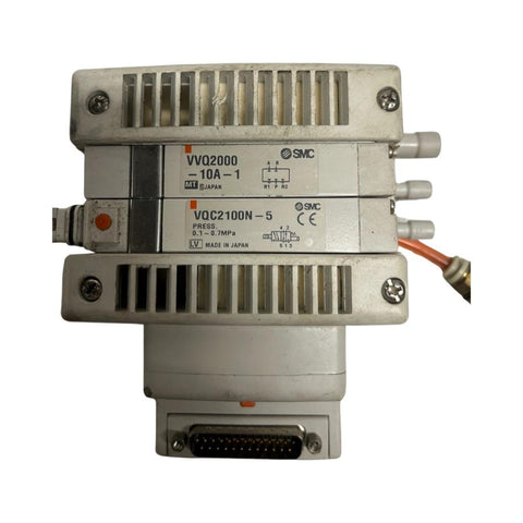 Smc Control Module Purple SMC VQC2100N & VVQ2000 Pneumatic Solenoid Valve W/ Control Module 2 Ba