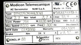 Modicon Telmecanique BPH0752N5MA2CA1 AC Servomotor 4870RPM 0-300HZ IP65 480V