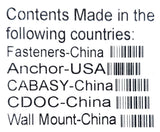 Cisco 800-28141-01 Locking Wall Mount Kit 79XX CP-LCKNGWALLMNT= 910715