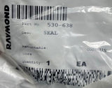 (Lot of 3) Raymond 530-638 Oil Seal Green 3.25" Circumference