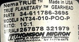 Telemecanique BPH0752N5MA2CA1 & Thomson Micron NT34-010-POO-P Planetary Gearhead