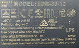Mean Well HDR-30-12 Power Supply 10.9-13.8V 2A 24W