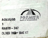 Dorman RA870-747 Brake Master Cylinder Kit Steel 1/4"NPT Fittings Included