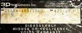 3D Instruments 25104-48B11GAD Pressure Gauge 0-30PSI Pressure/Vacuum