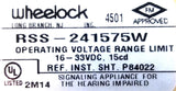 Wheelock RSS-241575W Fire Alarm Strobe 16-33VDC 15cd 2M14