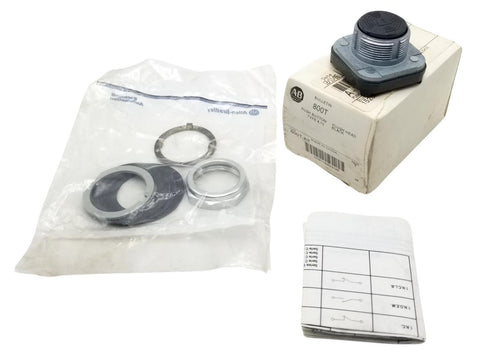 Allen-Bradley 800T-A2 Push Button Black Ser T Type 4 & 13 Flush Head