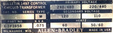 Allen-Bradley X-343858 Circuit Transformer Type M KVA 0.075 50-60Hz