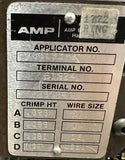 Amp Amp-O-Lectric Model K Terminating Crimping Press 1/4 HP 115V 1-471273-3