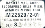 Daniels AFM8 M22520/2-01 Crimping Tool
