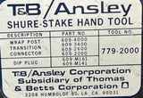 T&B Ansley 779-2000 Shure-Stake Hand Crimper Tool