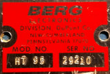 Berg HT95 Hand Crimping Tool 22-26 28-32 102466-1 A-857-5
