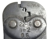 AMP 49512 Hand Crimping Tool 22-16 1-2 D.G.