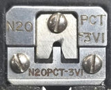 BURNDY HYTOOL M8ND Hand Crimping Tool With N20PCT-3VI Die Set