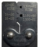 Waldom Molex HTR-1031-E Hand Crimping Tool 20-26 14-20 16-18