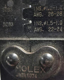 Molex JHTR-5074 Hand Crimping Tool 5263 26-28 22-24