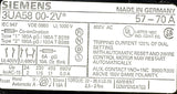 Siemens 3UA58 00-2V Overload Relay 57-70A 600VAC