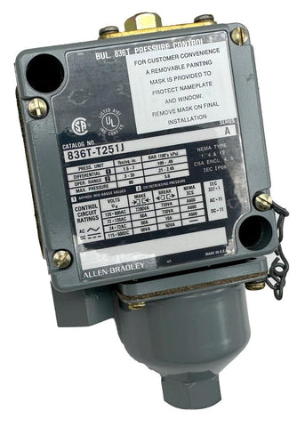Allen-Bradley 836T-T253J Pressure Control Switch Series A 24.5BAR