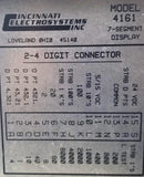 Cincinnati Electrosystems 4161-2-24-.8 Segment Display Rev-B 01014988
