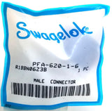 Swagelok PFA-620-1-6 Male Connector R1BBN0623B