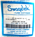 Swagelok PFA-620-6-4 Reducing Union R16LK0501F 3/8"x1/4" Tube