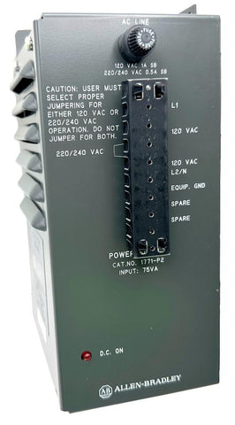Allen-Bradley 1771-P2 Power Supply 120/220VAC 1/0.5A 50/60Hz