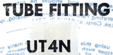 Galtek UT4N Tube Fitting