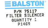 Balson 75117 Filter Silencer