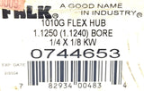 Falk 0744653 Flex Hub 1010G 1.1250 Bore 1.1240 1/4"x1/8" KW
