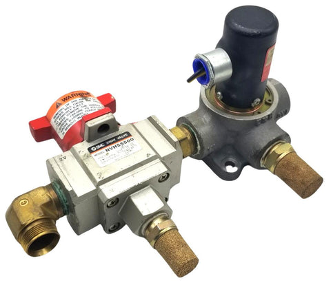 Humphrey 590E1-3-10-36 Solenoid Valve 30-120Psi W/ SMC NVHS5500 3-Way Valve
