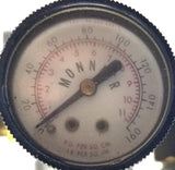 Fabco-Air F-883-C-2 Solenoid Valve 115V 6W 100Psi W/ Filter W/ Gauge