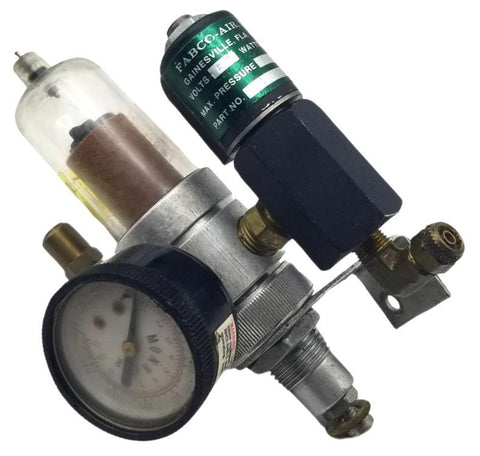 Fabco-Air F-883-C-2 Solenoid Valve 115V 6W 100Psi W/ Filter W/ Gauge