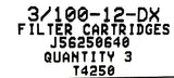 Balston 3/100-12-DX Filter Cartridges