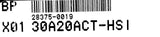 Advanced Motion Controls 30A20ACT-HSI  Brush Type Servo Amplifier 30-125VAC