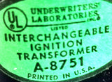Franceformer LGM-1278 Interchangeable Ignition Transformer Pri 120V 60Hz 240VA