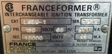 Franceformer LGEW-1-1278 Interchangeable Ignition Transformer 60Hz 240VA 23MA