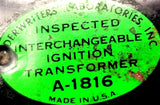 Jefferson 1000V Ignition Transformer 23MA Midpoint Grounded W/ Radio Barrier
