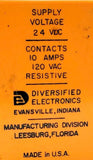 Diversified CMU-24-DSE-10 Current Motor 24VDC 10A 120VAC