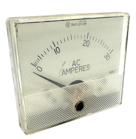 Westinghouse GA-352 Panel Meter 0-30 AC Amperes
