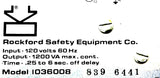 Rockford Safety Equipment 1036008 Timer Controller 120V 60Hz .25-6s Delay