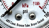 Grainger 4FLZ8A Pressure Gauge  0-160PSO 0-1100kPa
