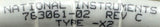 National Instruments 763061-02 Cable REV C Type - X2 2.1 Meters