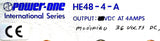 Power-One HE48-4-A Power Supply 120/240V-AC 4A 36VDC 47-63Hz