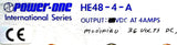 Power-One HE48-4-A Power Supply 120/240V-AC 4A 36VDC 47-63Hz